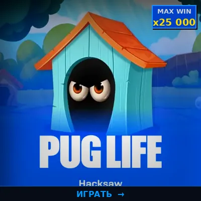 Pug Life — слот в Vodka Casino